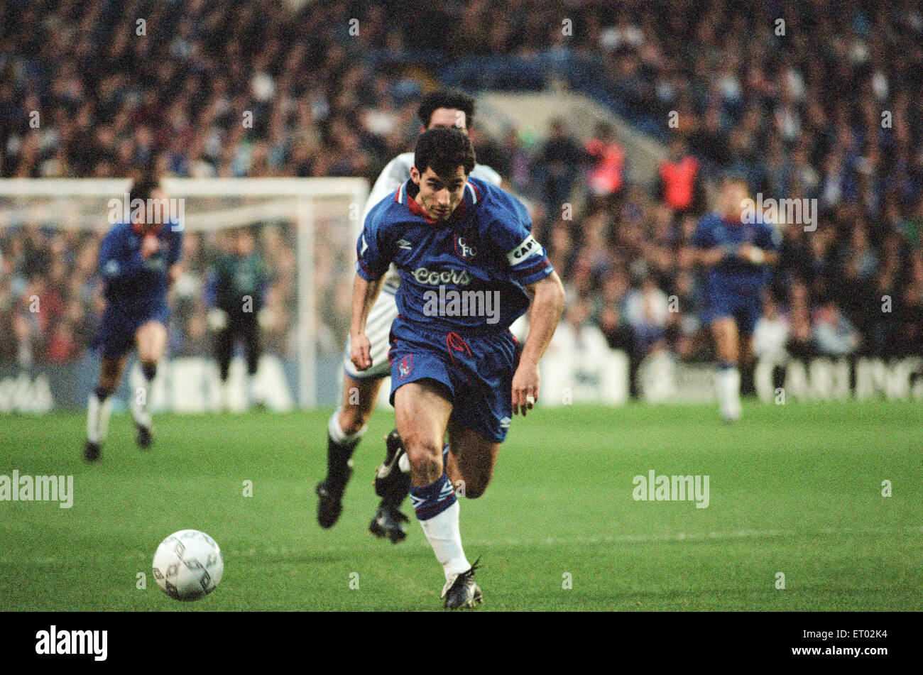 Chelsea FC 0-1 FC Everton. Ligaspiel an der Stamford Bridge, Samstag, 26. November 1994. Stockfoto