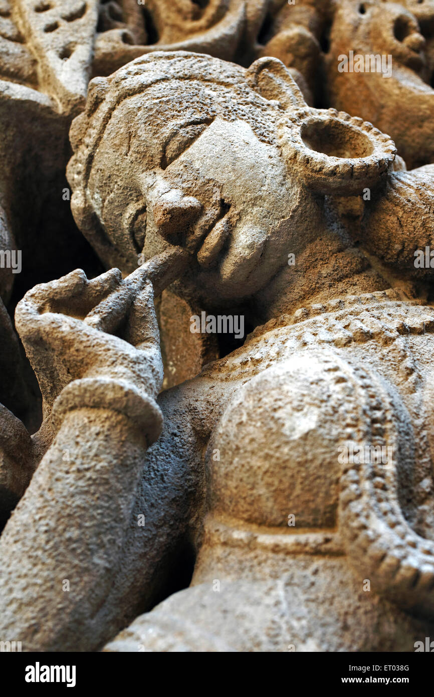 Patralekhika; Briefschreiber; Rani KI Vav; Ranki Vav; Schritt gut; Steepwell; Patan; Gujarat; Indien; Asien Stockfoto