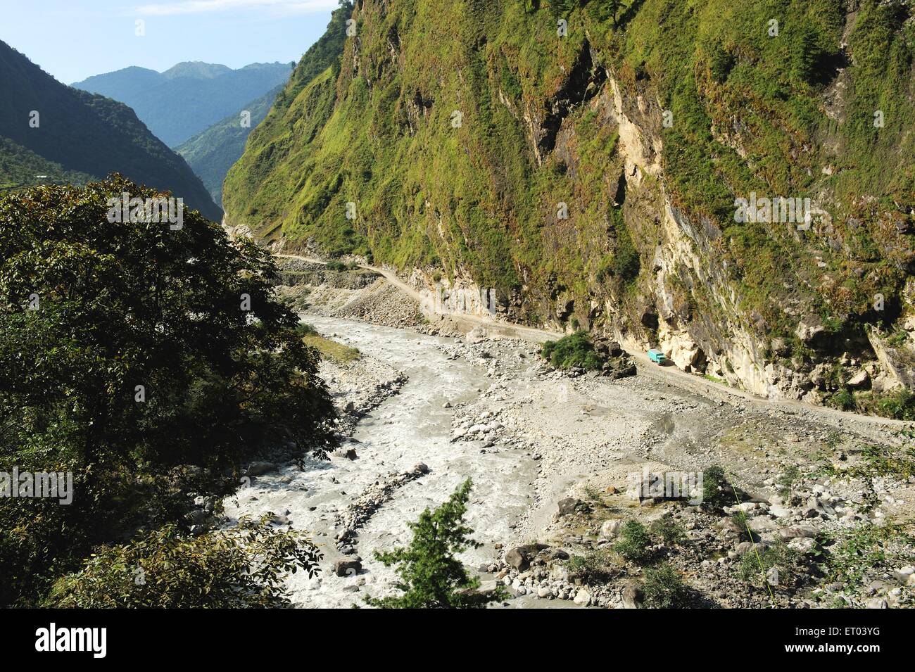 Kali Gandaki Fluss, Ghasa, Lete, Kunjo, Nepal, Föderale Demokratische Republik Nepal, Südasien, Asien Stockfoto