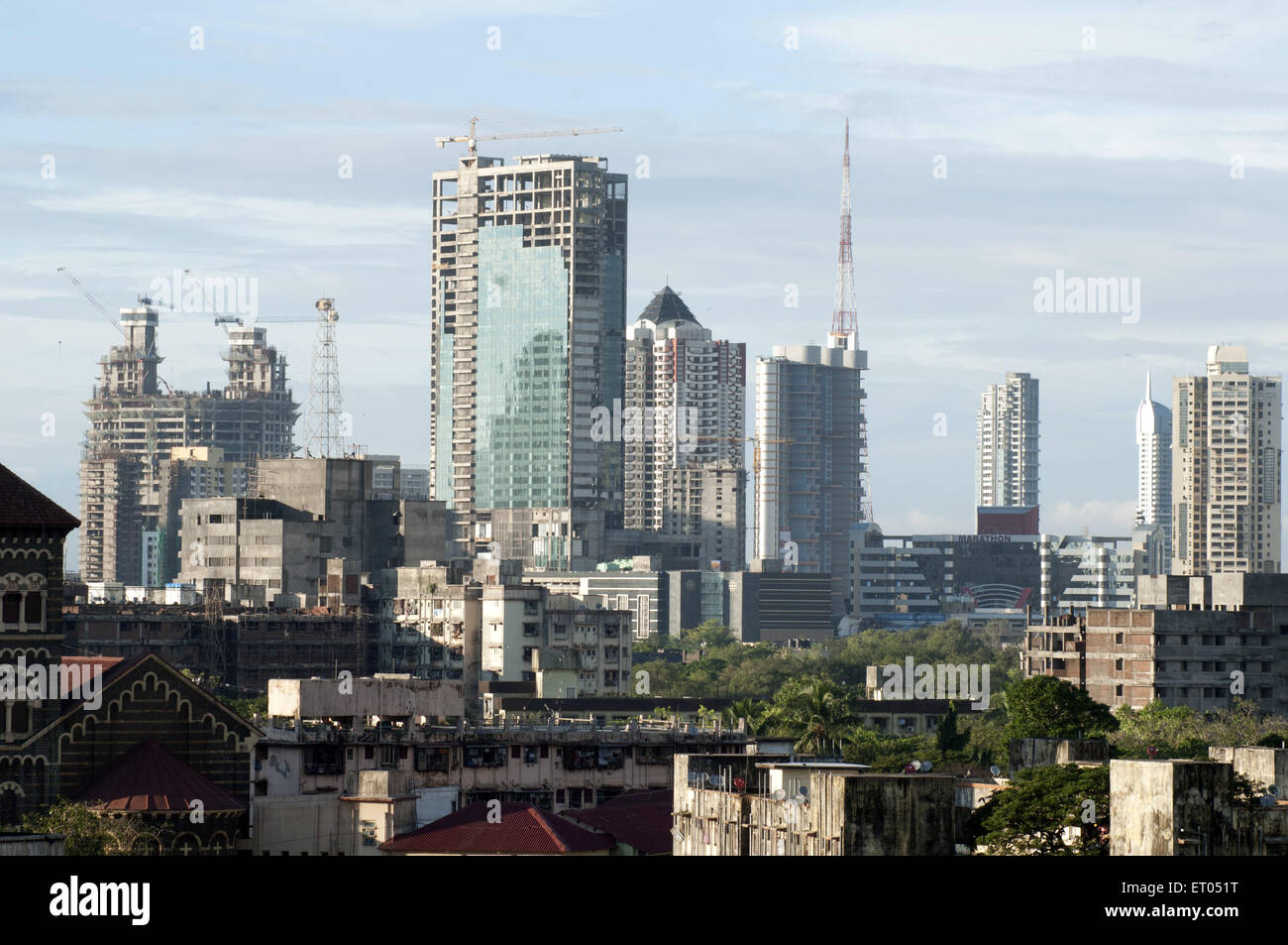 Gebäude in Mumbai, Maharashtra, Indien Stockfoto