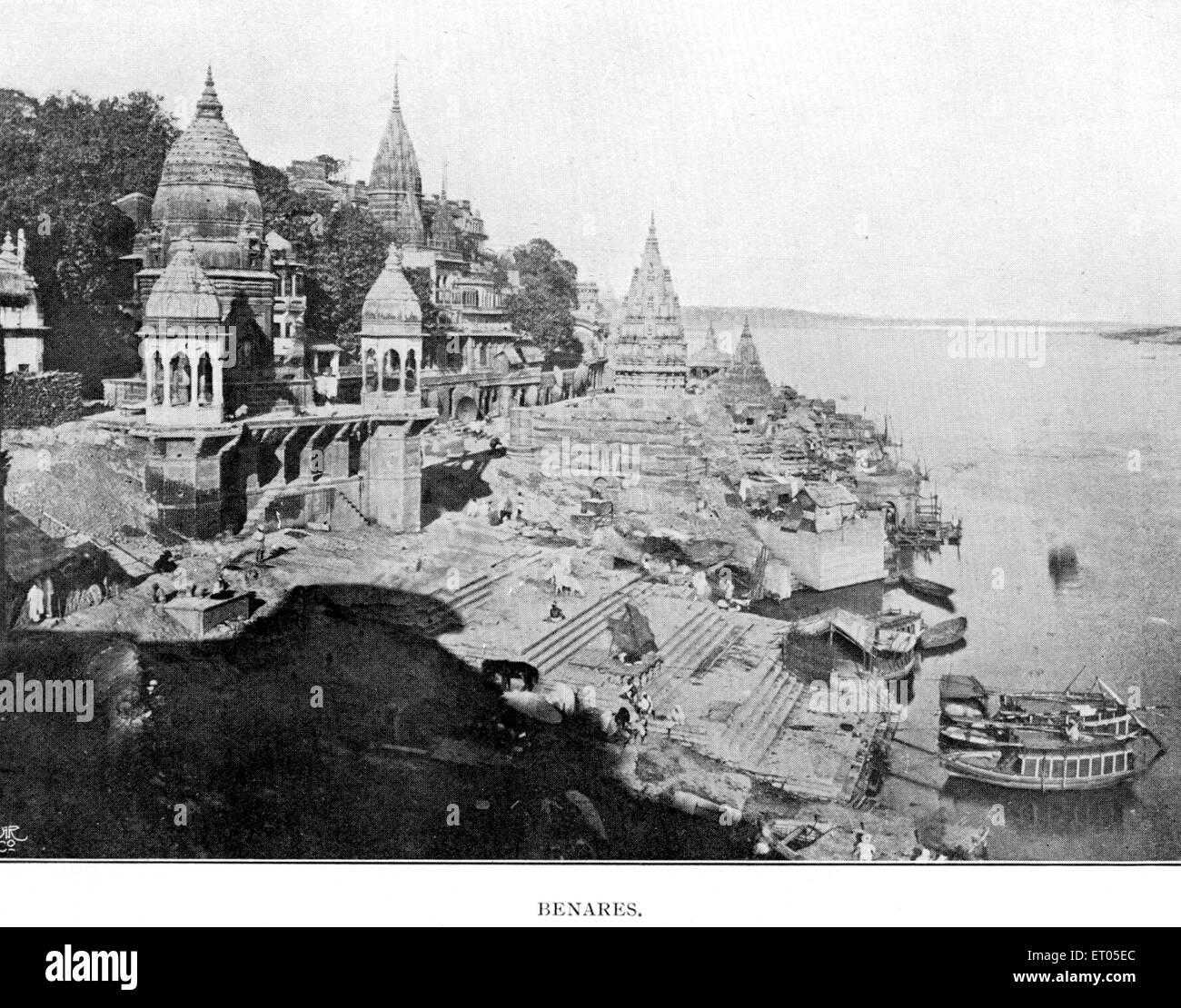 Hungersnot Bezirke; Benares; Varanasi; Uttar Pradesh; Indien Stockfoto