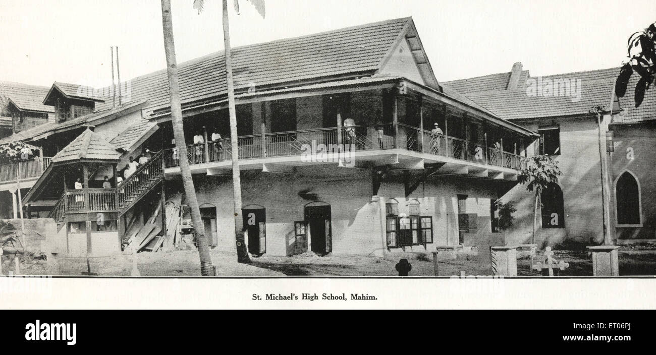 Katholische Gemeinschaft, St. Michael's High School; Mahim; Bombay, Mumbai; Maharashtra; Indien, asien Stockfoto