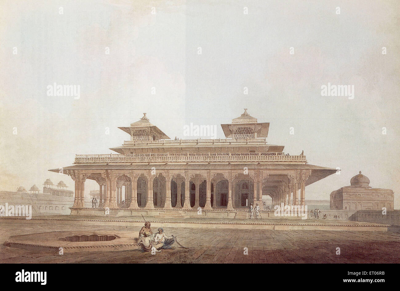 Palast in Allahabad Fort, Prayagraj, Ilahabad, Prayag, Uttar Pradesh; Indien, asien Stockfoto
