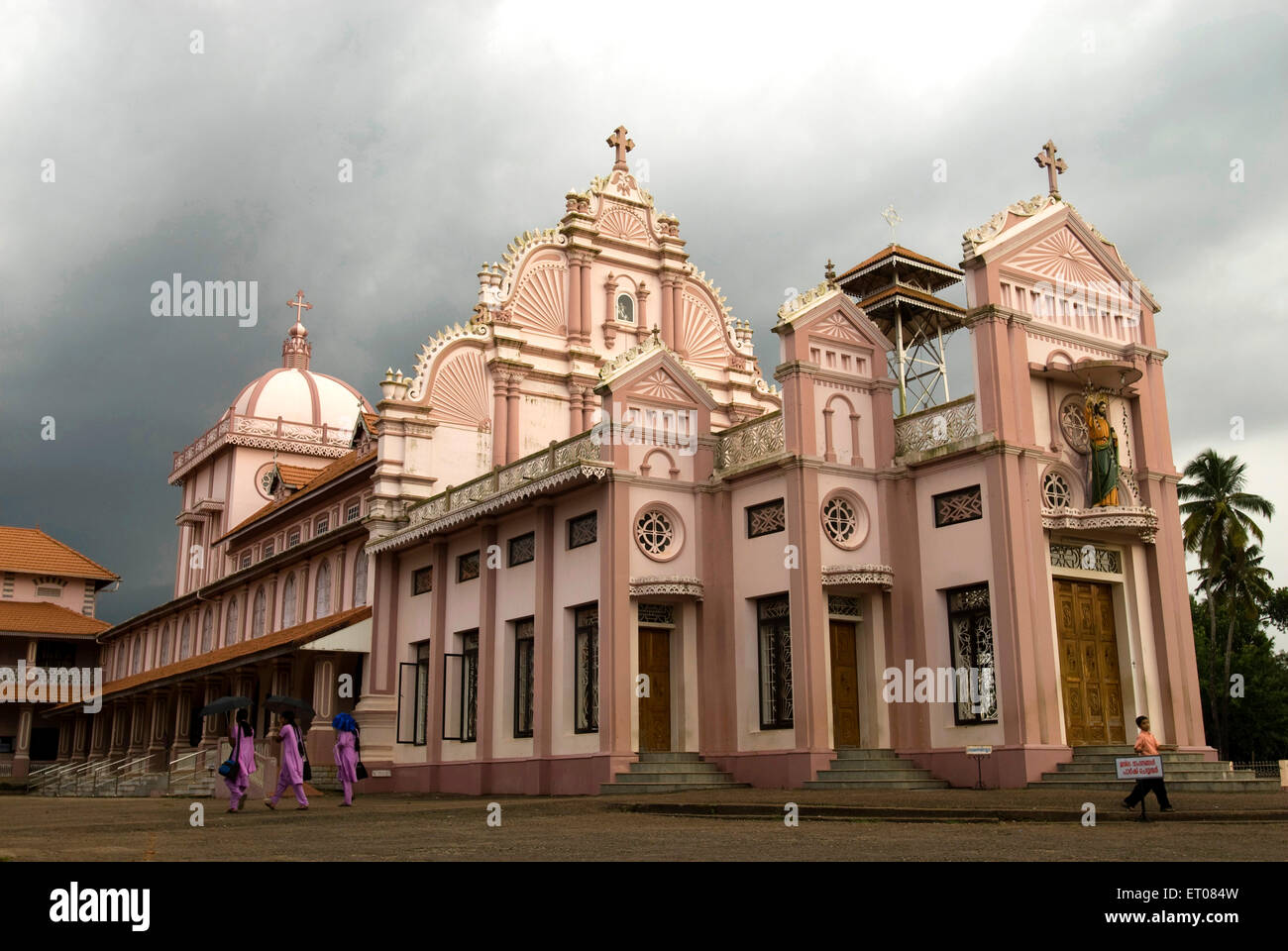 St. Thomas Kathedrale, St. Thomas Kirche, Syro Malabar katholische Kathedrale, Irinjalakuda, Thrissur, Kodungallur, Kerala, Indien, Asien Stockfoto