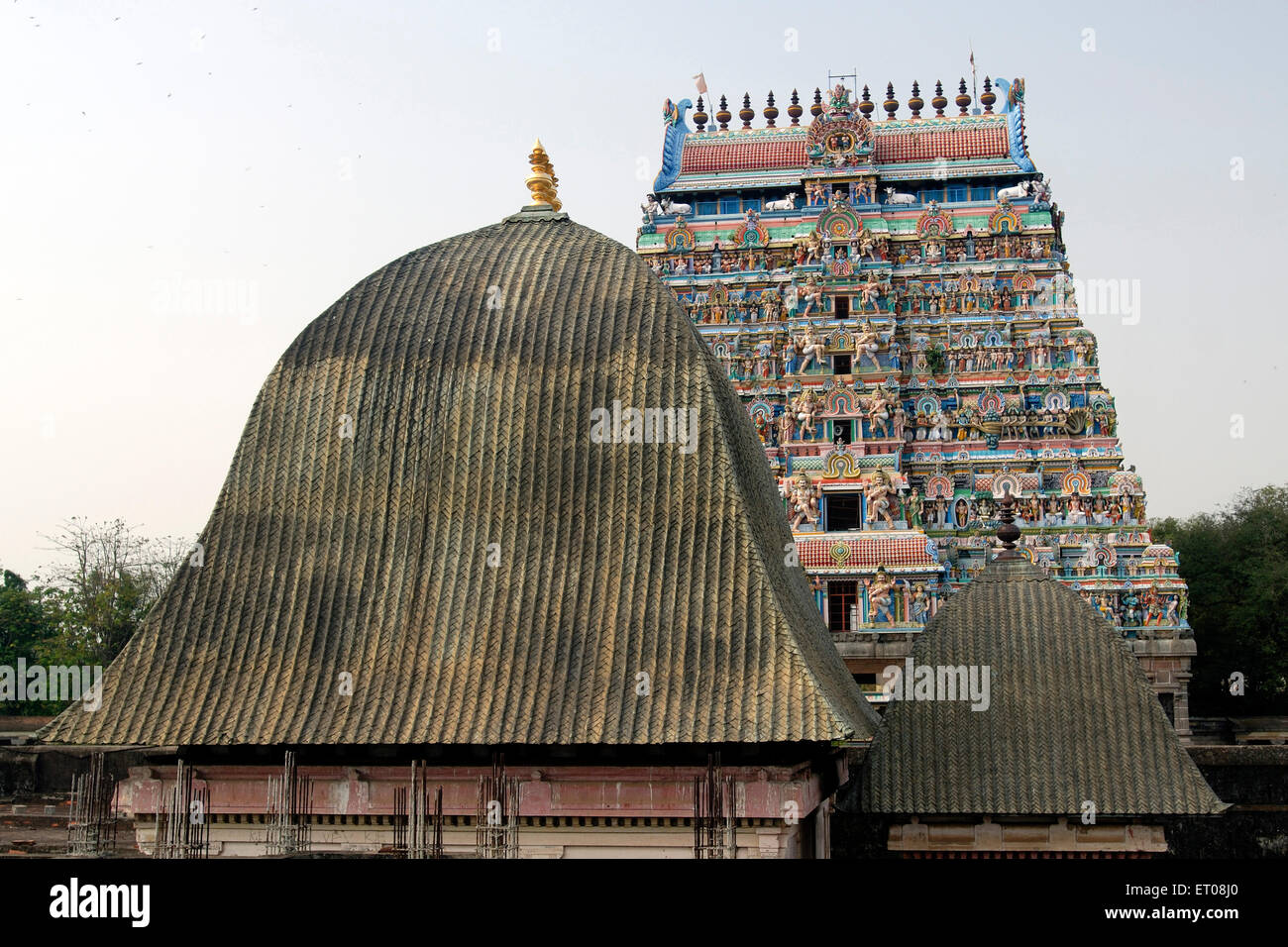 Gold Dach Chidambaram Nataraja Tempel; Chidambaram; Tamil Nadu; Indien Stockfoto