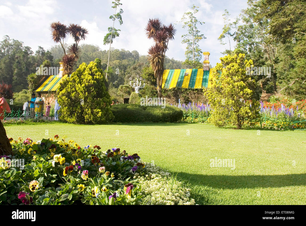 Die Regierung botanischen Garten am Udhagamandalam Ooty wurde 1847 durch den Marquis von Tweeddale gelegt; Tamil Nadu; Indien Stockfoto