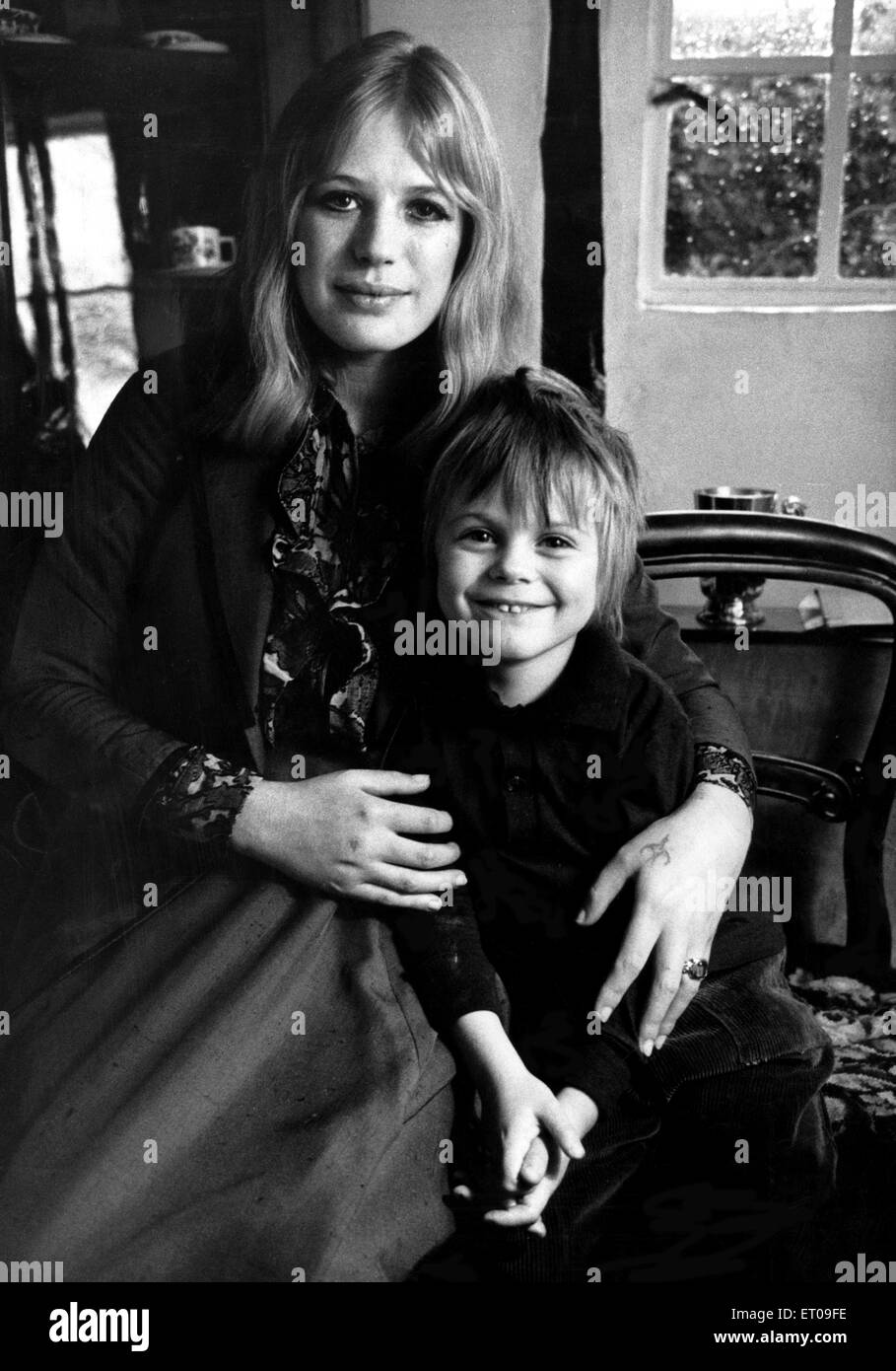 Marianne Faithfull und ihr Sohn Nicholas