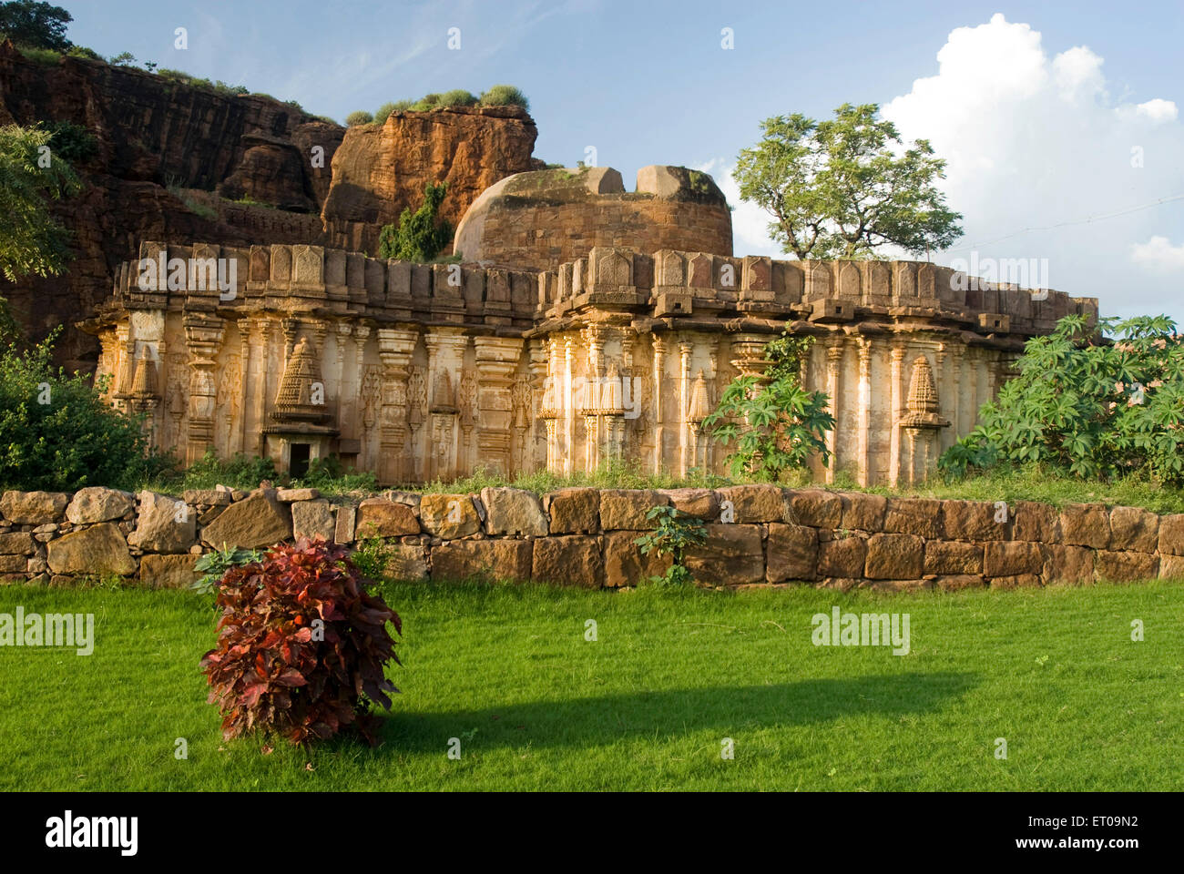 Hoysala-Tempel in Badami; Karnataka; Indien Stockfoto