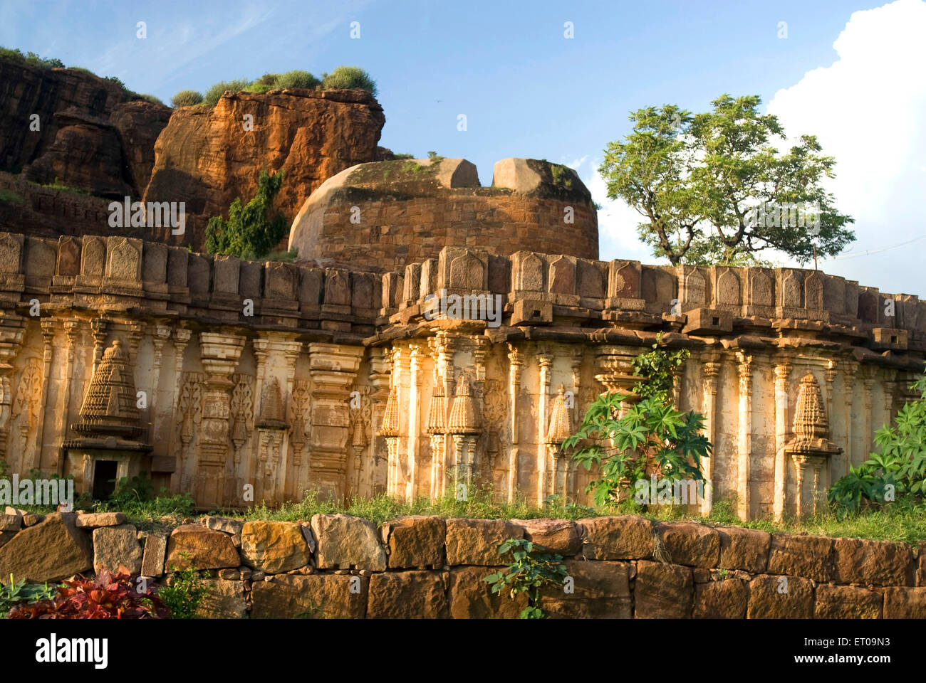 Hoysala-Tempel in Badami; Karnataka; Indien Stockfoto
