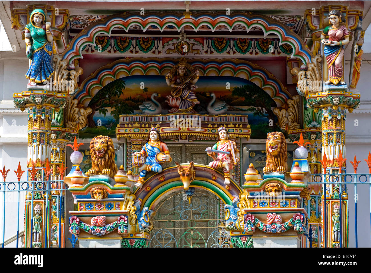 Jain-Tempel in Bijapur; Karnataka; Indien Stockfoto