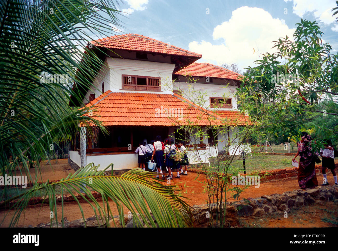 Namboodiri Haus in Dakshinachitra Madras Chennai Tamil Nadu, Indien Stockfoto