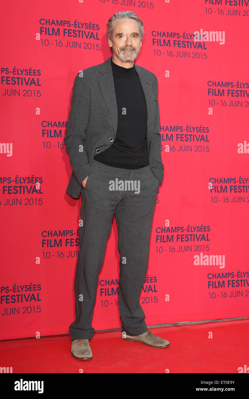 Paris, Frankreich. 9. Juni 2015. Jeremy Irons besucht die Eröffnungsfeier der Champs-Elysees Film Festival 2015 in Paris, Frankreich. Bildnachweis: Dpa picture Alliance/Alamy Live News Stockfoto