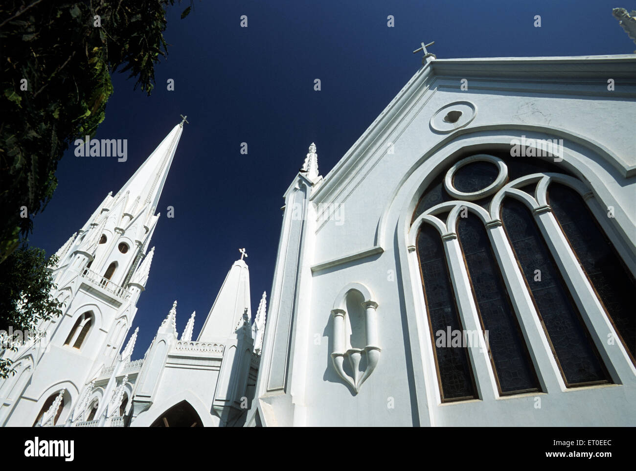 Santhome Basilika römisch-katholische Kirche in; Chennai; Madras; Tamil Nadu; Indien Stockfoto