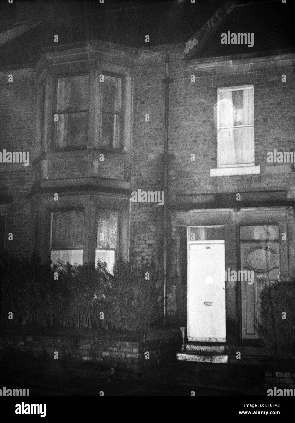 Das Haus in Gerald Street wo Allan Graham wohnte. 11-j hrige Allan Leiche wurde gefunden im April 1970, nachdem er nach einem Tante-Emma-Laden in der Nähe von seinem Schritt-Brüder-Haus in Gerald Street, Benwell, Newcastle ging in einen Graben in der Nähe von Throckley entsorgt.  25. Januar 1970. Stockfoto