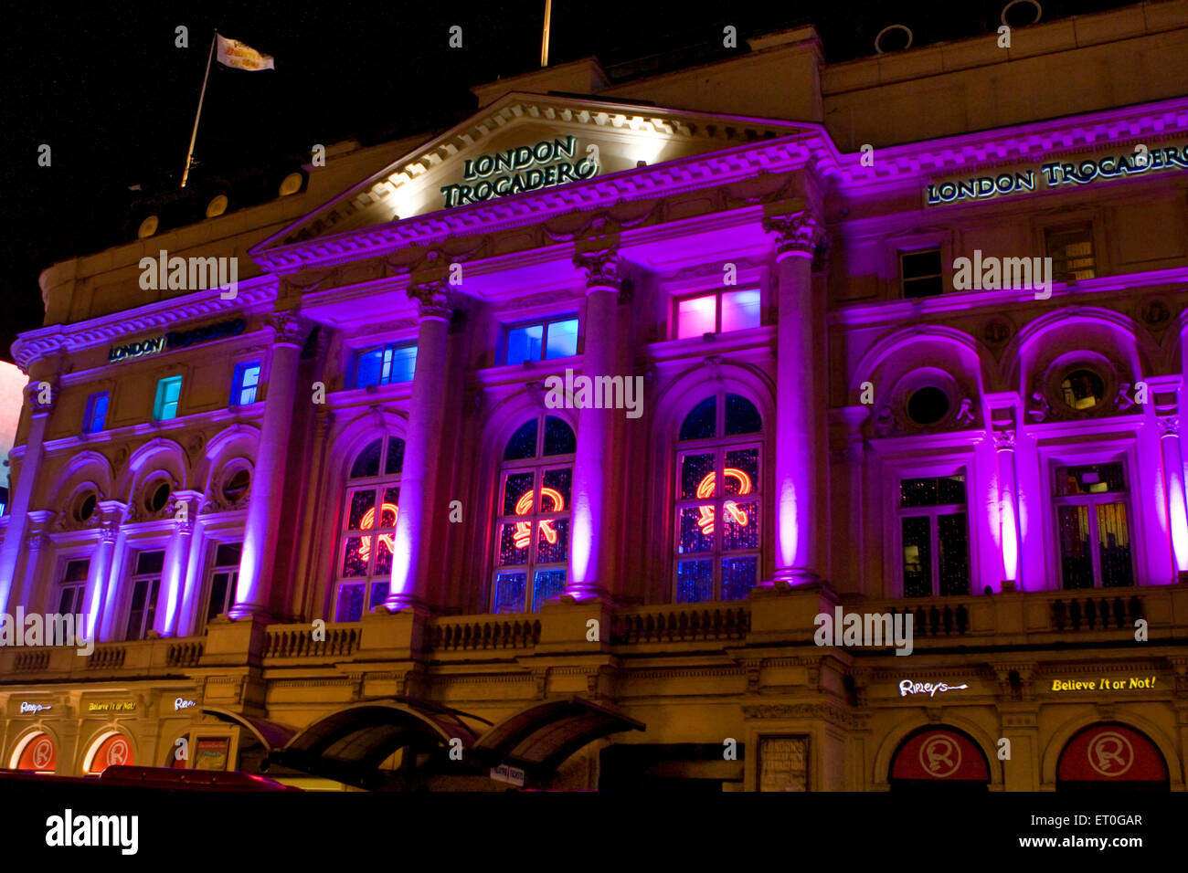 London Trocadero Gebäude, Troc, Ripleys Believe IT or Not, Coventry Street, London, England, Großbritannien, Vereinigtes Königreich Stockfoto