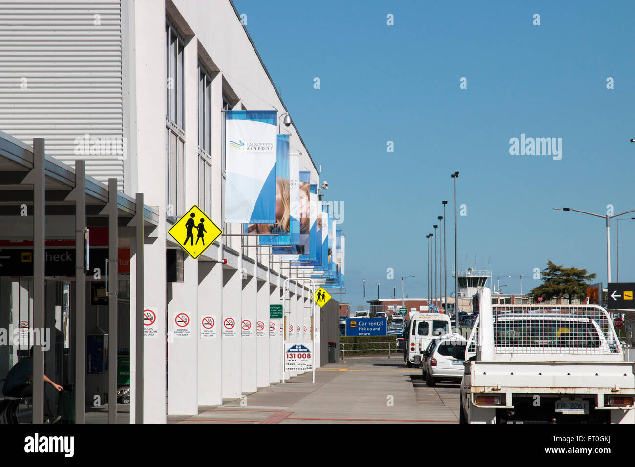 Launceston Flughafen in Tasmanien, Australien Stockfoto