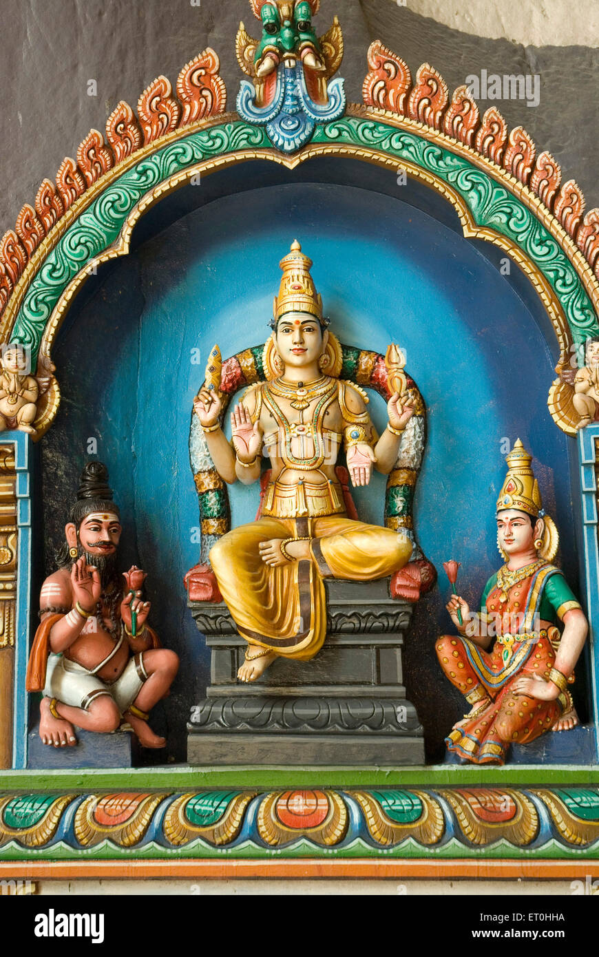 Lord Kartikeya Swamy Statue in Malaysia Asien Stockfoto