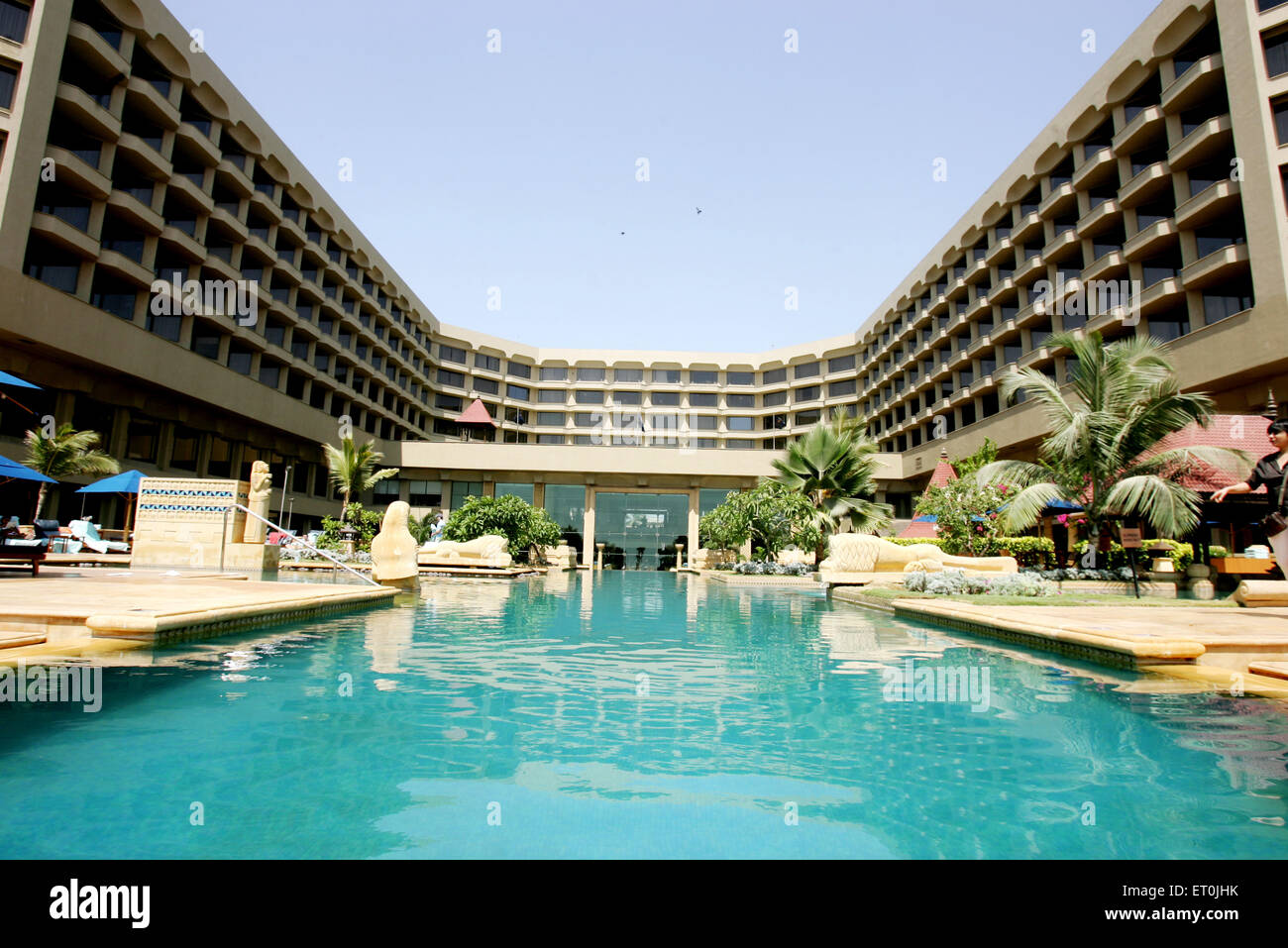 Sieben Sterne J W Marriott Hotel am Juhu in Bombay Mumbai; Maharashtra; Indien Stockfoto