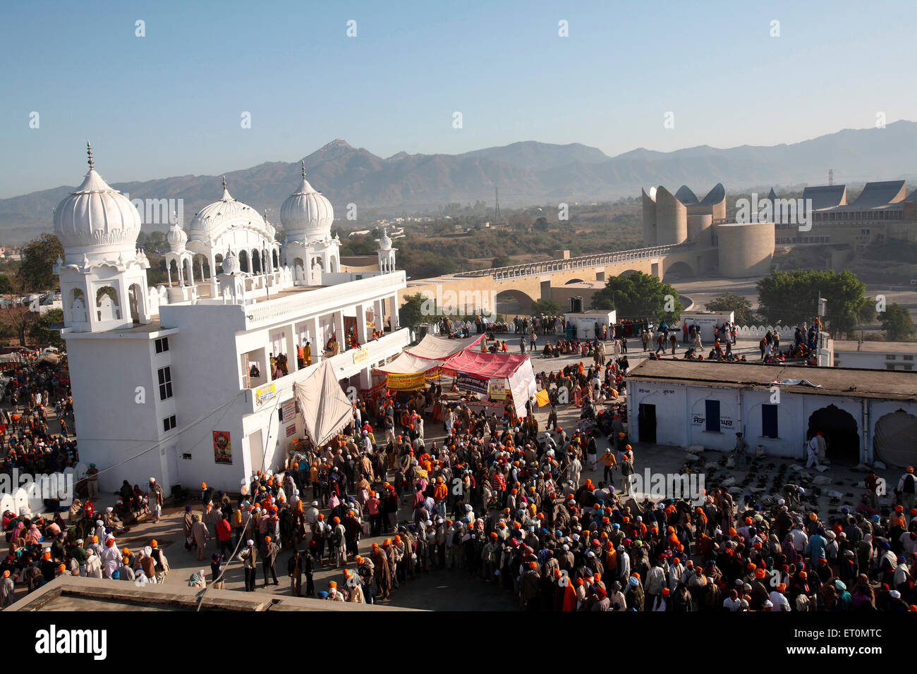 Anhänger, Anandgarh fort, Anandpur, Rupnagar, Punjab, Indien Stockfoto