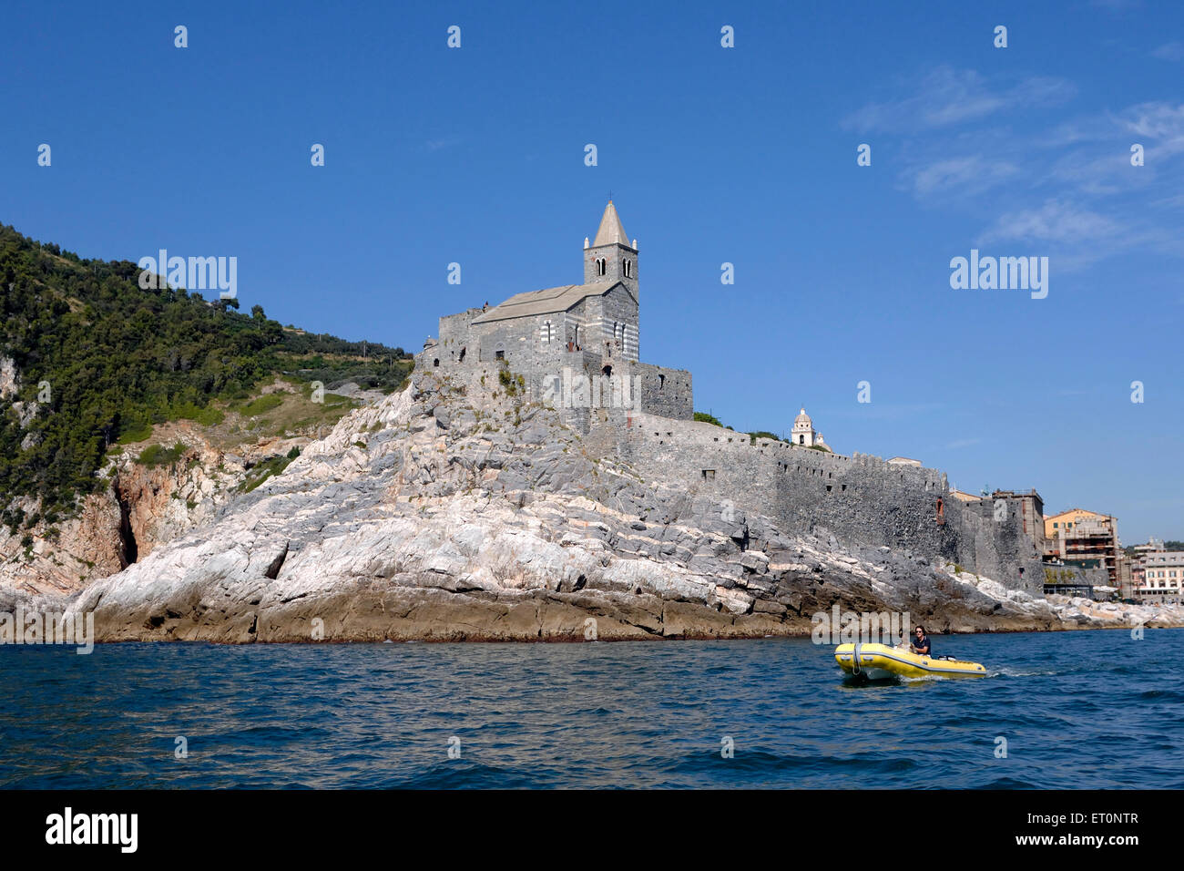 Kirche San Pietro in Portovenere in Ligurien Italien Stockfoto