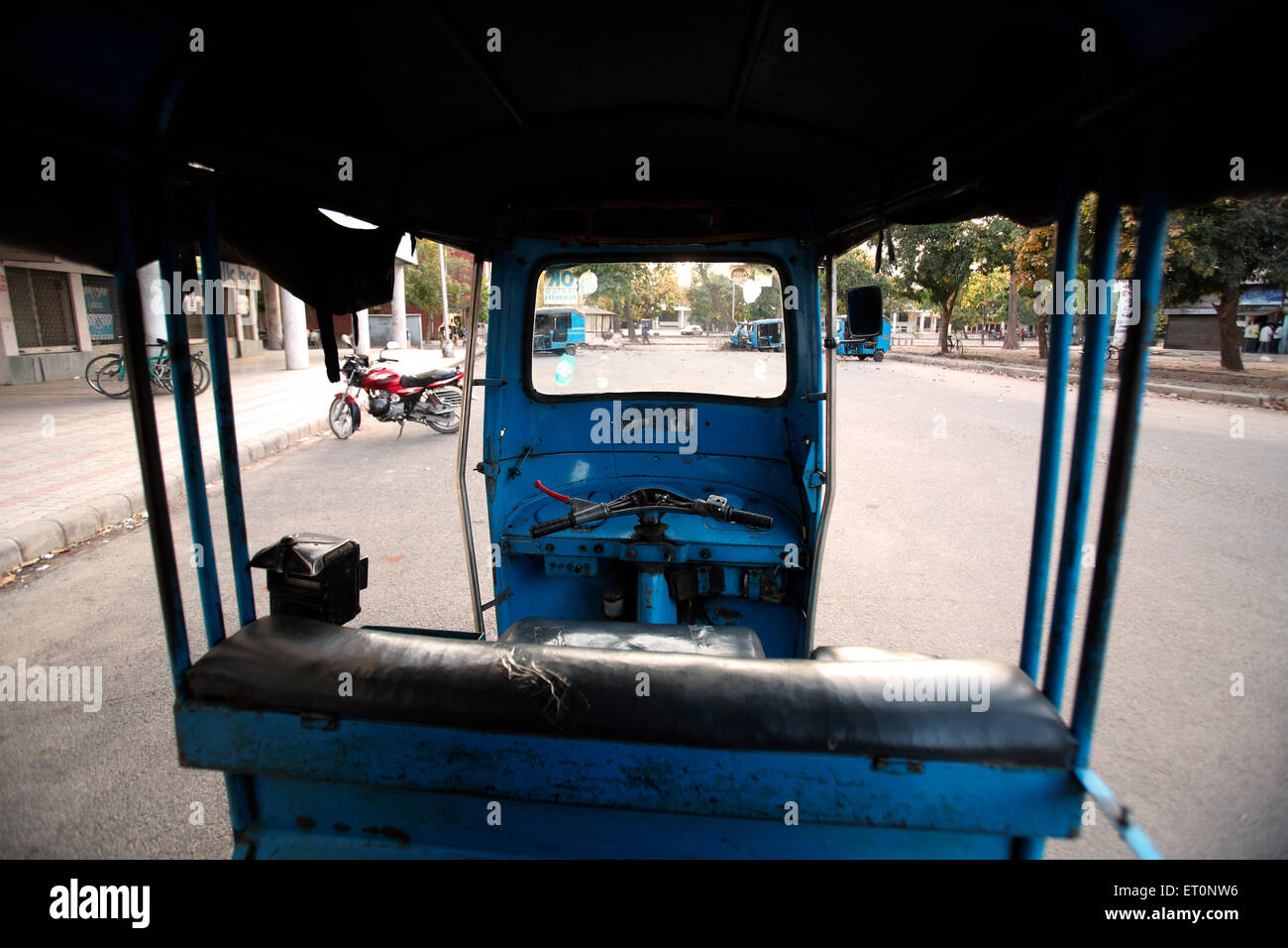 Auto Rikscha, Chandigarh, Union Territory, UT, Indien, Indianer Stockfoto