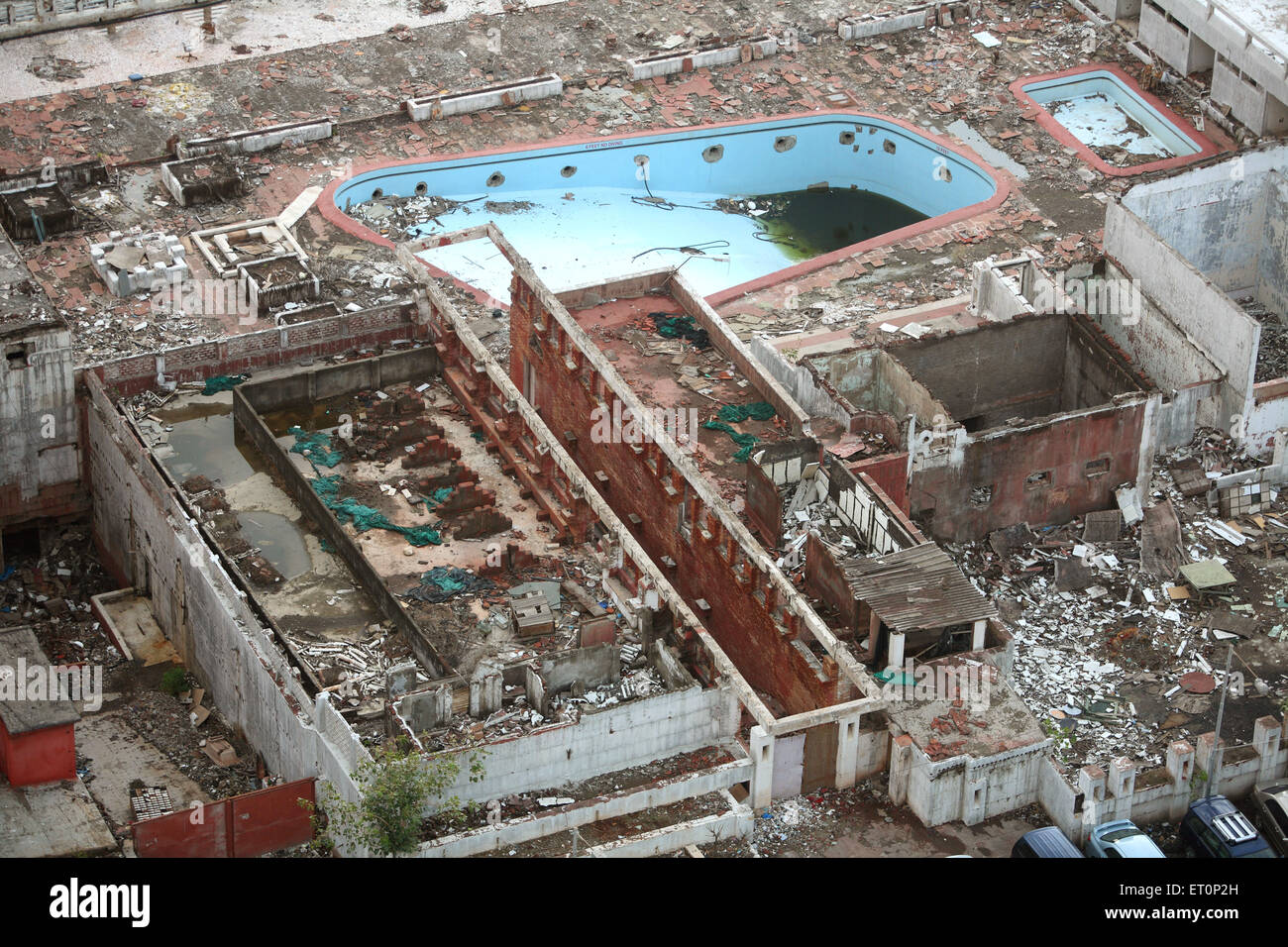Sea Rock Hotel, geschlossen, abgerissen, Bandra, Bombay, Mumbai, Maharashtra, Indien Stockfoto