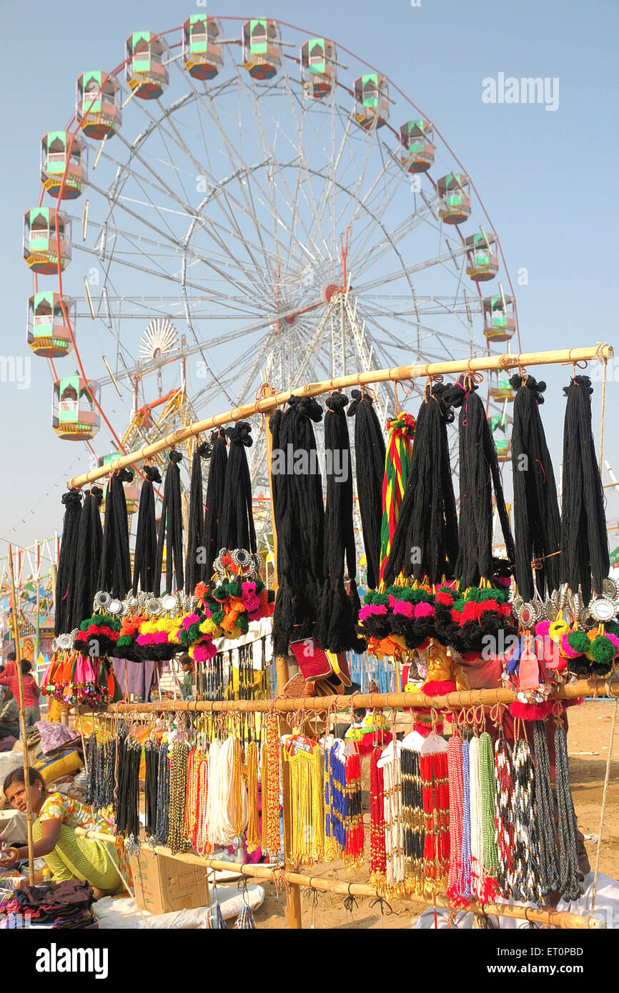 Pushkar Fair, Camel Fair, Kartik Mela, Pushkar Mela, Pushkar, Ajmer, Rajasthan, Indien, Indianermessen Stockfoto