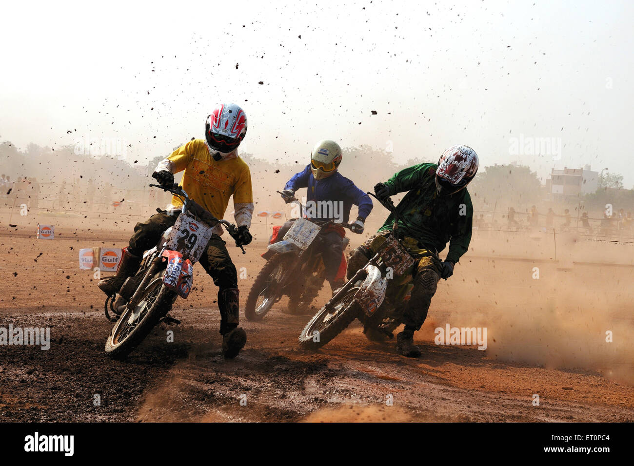 Golf Cup-Dirt-Track racing; Jodhpur; Rajasthan; Indien Stockfoto