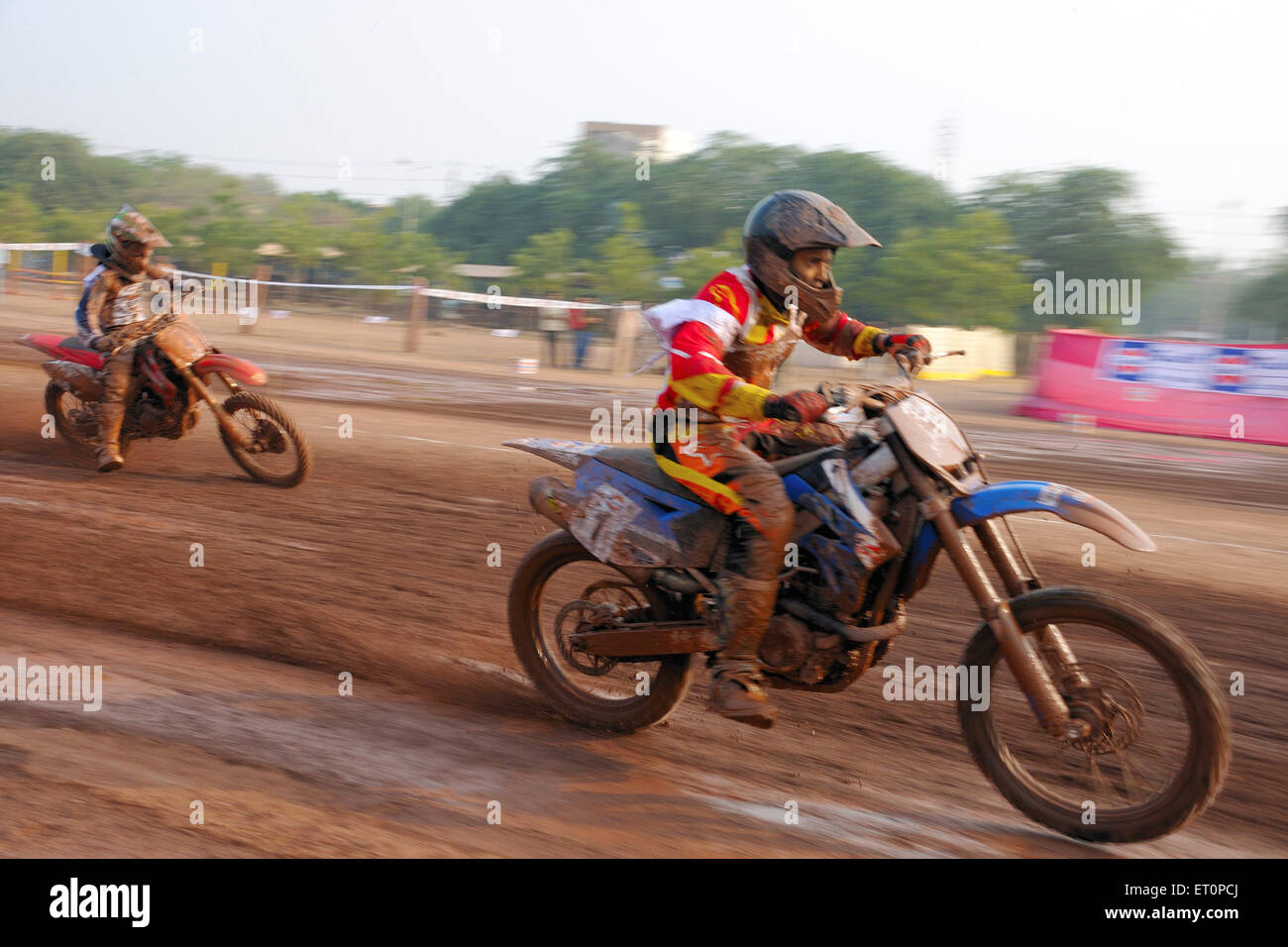 Golf Cup-Dirt-Track racing; Jodhpur; Rajasthan; Indien Stockfoto