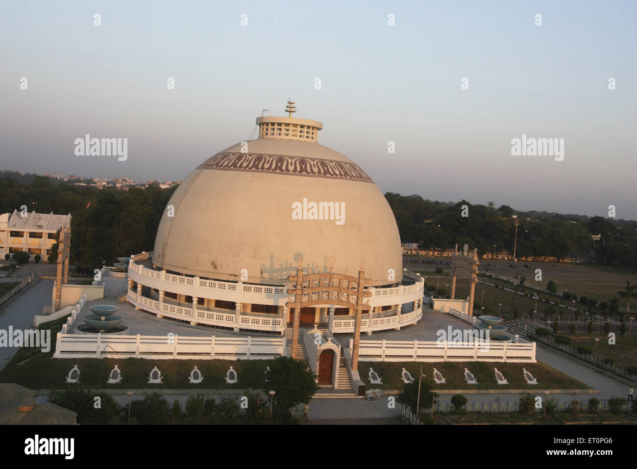 Deekshabhoomi Stupa, heiliges Denkmal des Navayana Buddhismus, Nagpur, Maharashtra, Indien Stockfoto