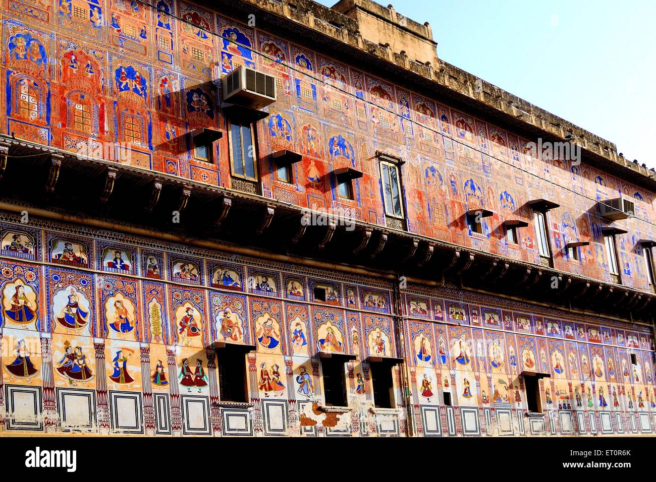 Haveli von Fatehpur Shekhawati; Rajasthan; Indien Stockfoto