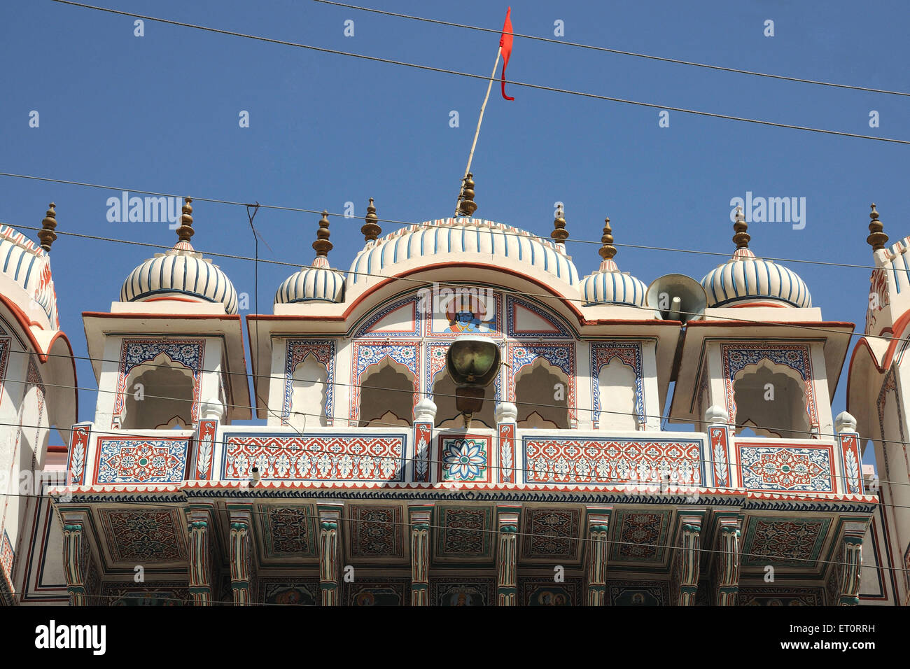 Dwarkadhish Tempel; Fatehpur; Rajasthan; Indien Stockfoto