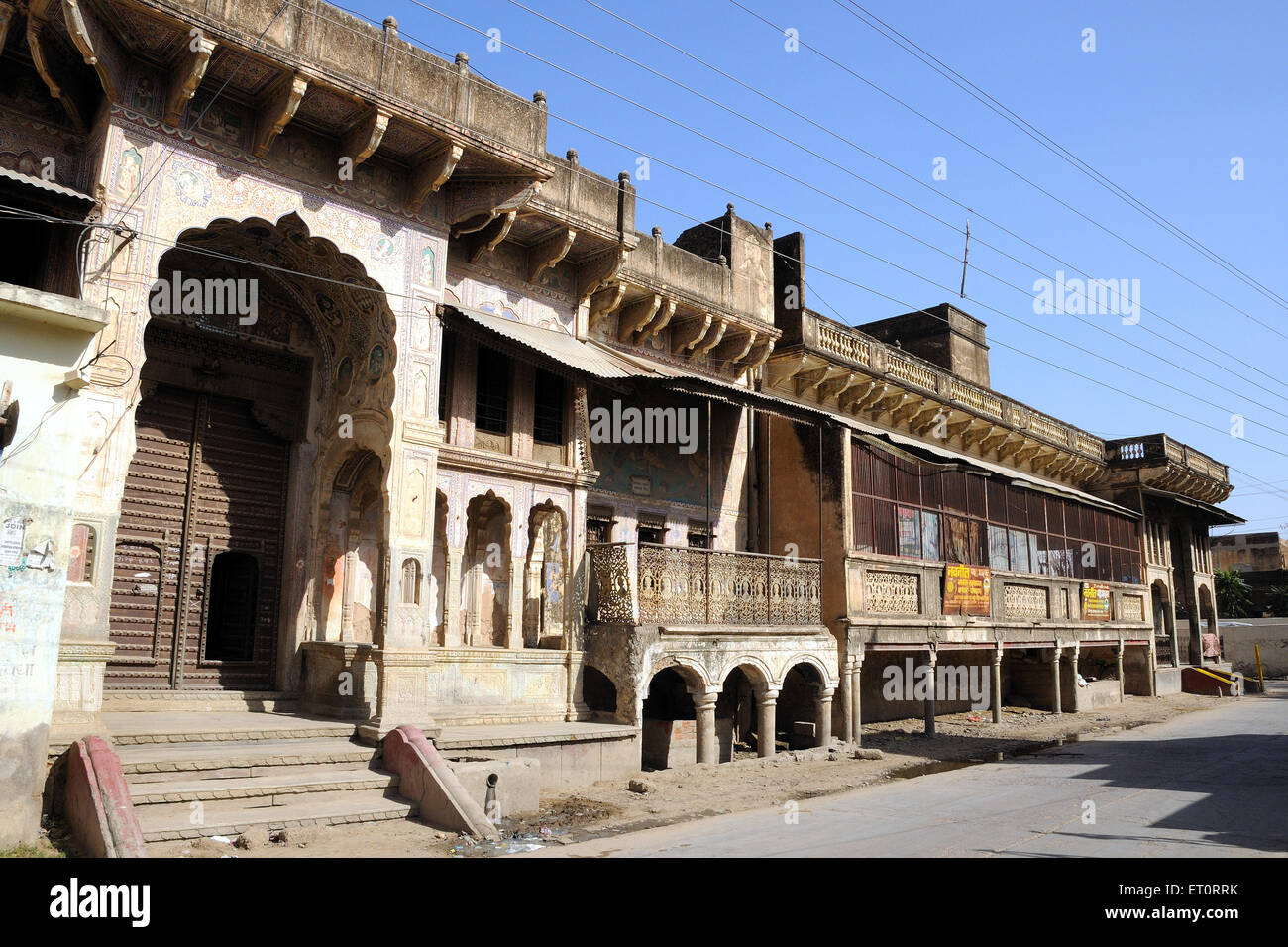 Haveli; Fatehpur Shekhawati; Rajasthan; Indien Stockfoto