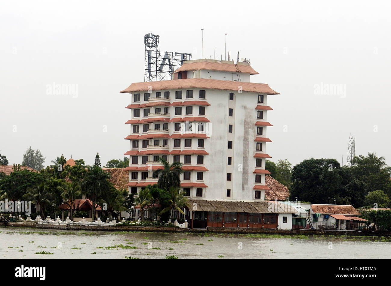Hotel Taj im Sea Shore; Ernakulum; Kerala; Indien Stockfoto
