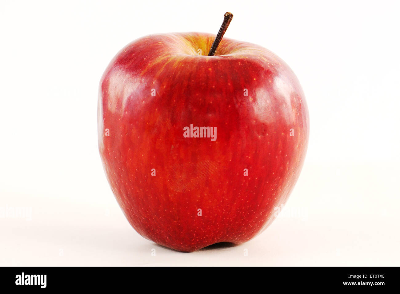 Früchte; Apfel auf weißem Hintergrund Stockfoto
