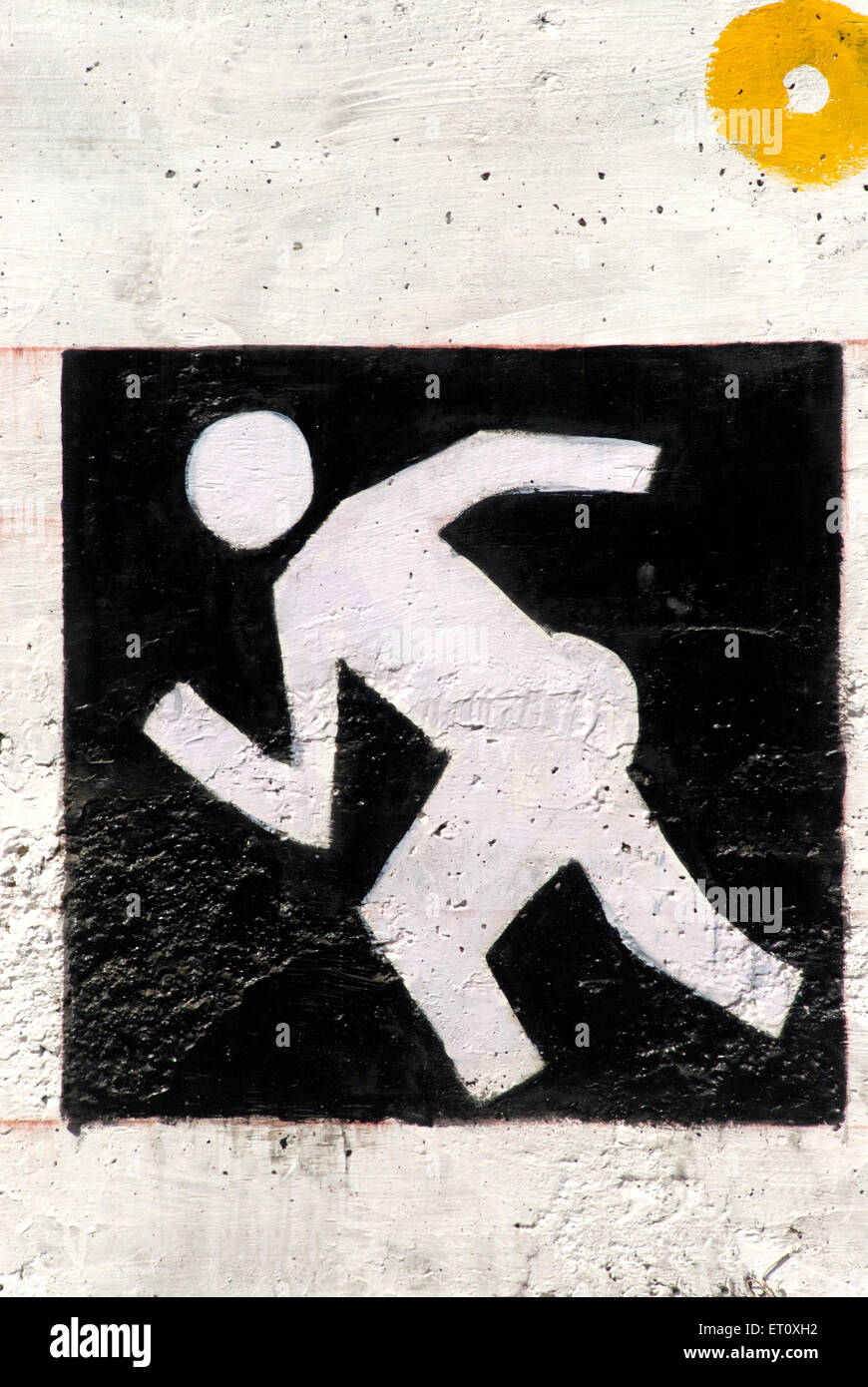 Leichtathletik Sport Piktogramm Symbol Symbol Designkunst Stockfoto