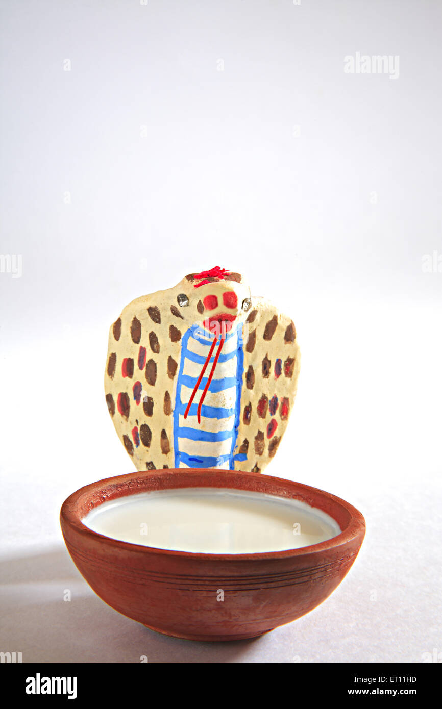 Nag panchami oder Naga panchami, snake Festival, Indien Stockfotografie