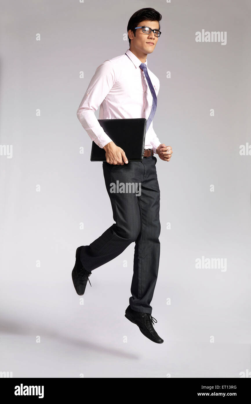 Mann springt Indien Asien Herr #790E Stockfoto