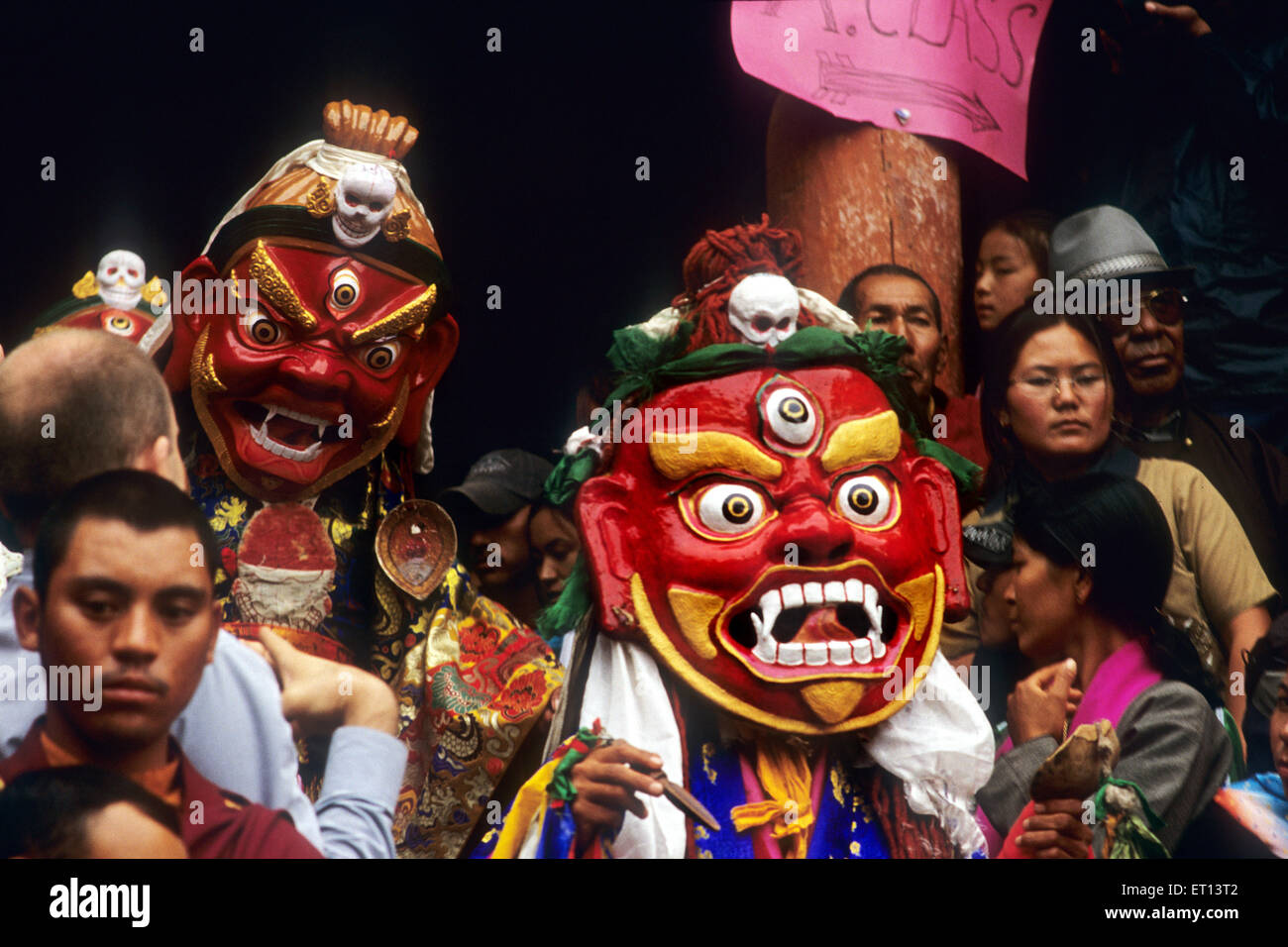 Hemis Festival; Maskentanz; Ladakh; Jammu und Kaschmir; Indien Stockfoto