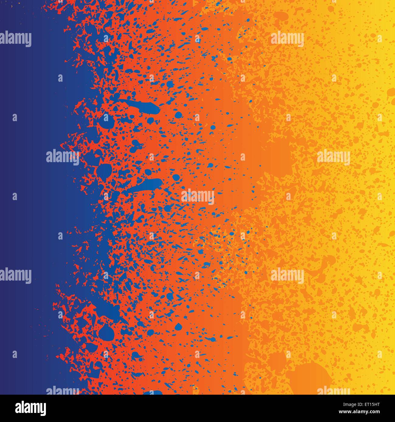 Bunte Blau Orange Und Gelbe Farbe Spritzt Hintergrund 10 Rgb Eps Vektor Illustration Stock Vektorgrafik Alamy