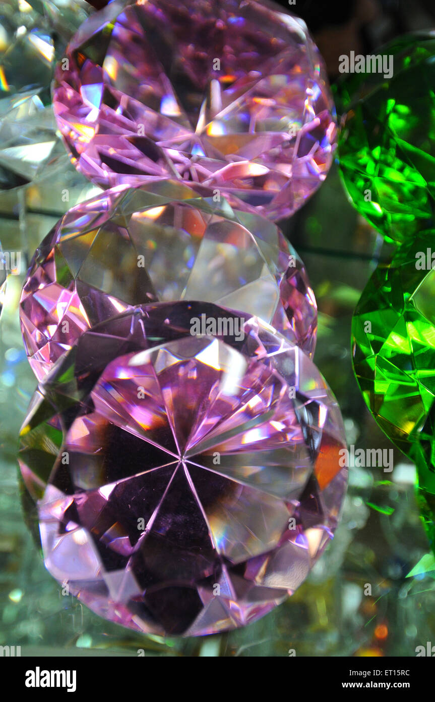 Bunte Diamanten in China, Yiwu, Jinhua, Zhejiang, China, Chinesisch Stockfoto
