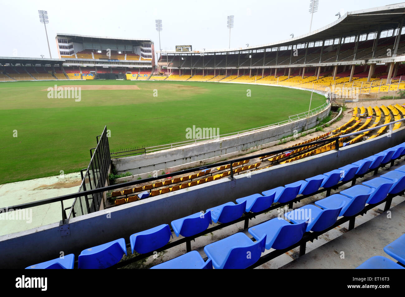 Motera Stadium, Narendra Modi Stadium, größtes Stadion der Welt, Gujarat Cricket Association, Ahmedabad, Gujarat, Indien, Asien Stockfoto