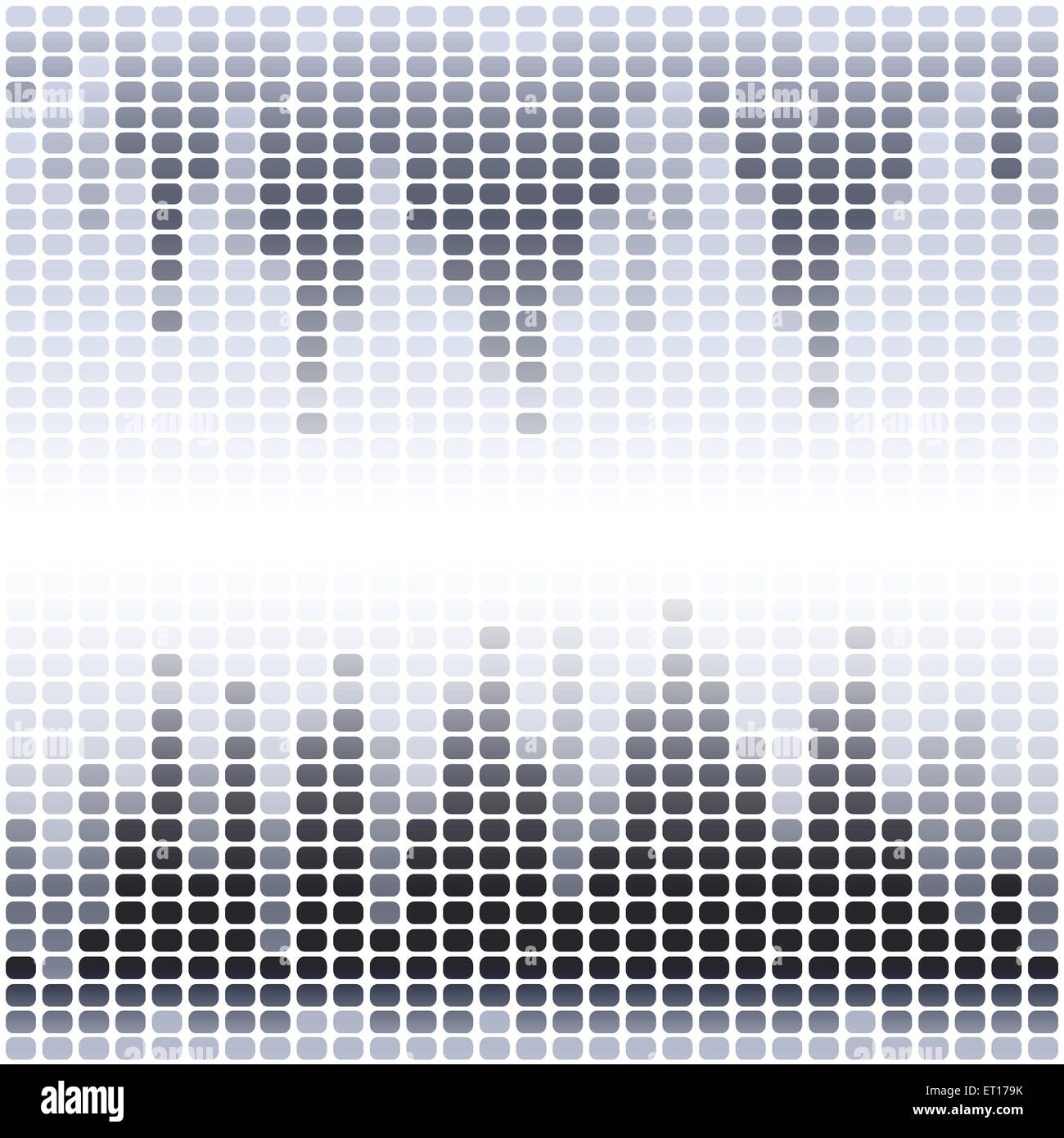 Grau und schwarz digitaler Equalizer auf weißem Hintergrund. 10 RGB EPS-Vektor-illustration Stock Vektor