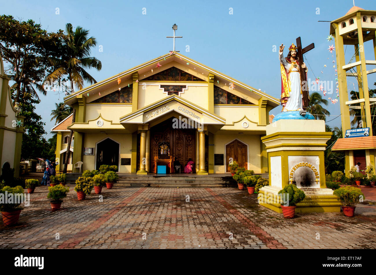 St Peter Kirche Kollam Kerala Indien Asien Stockfoto