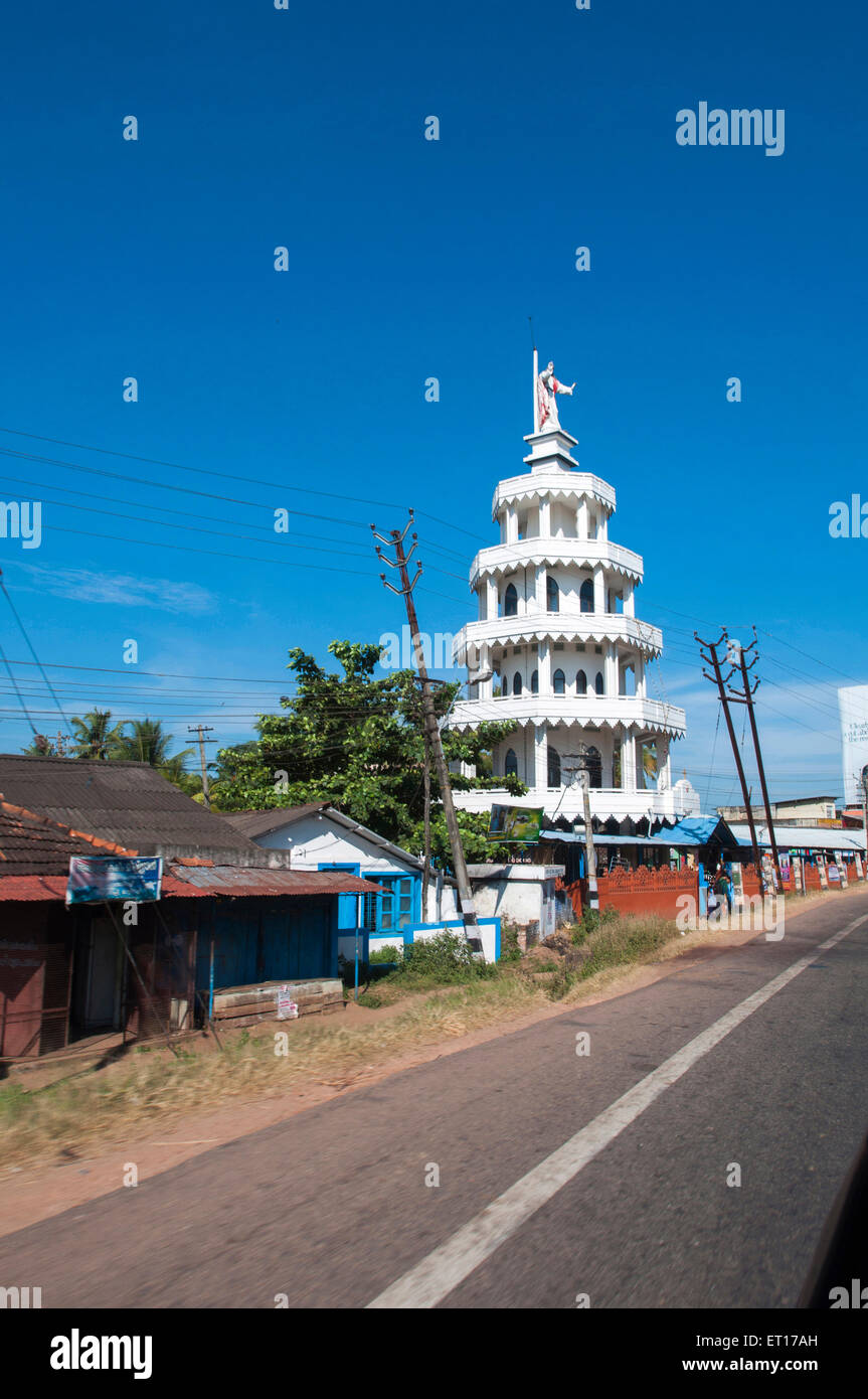 Kollam Stadt Kerala Indien Asien Stockfoto