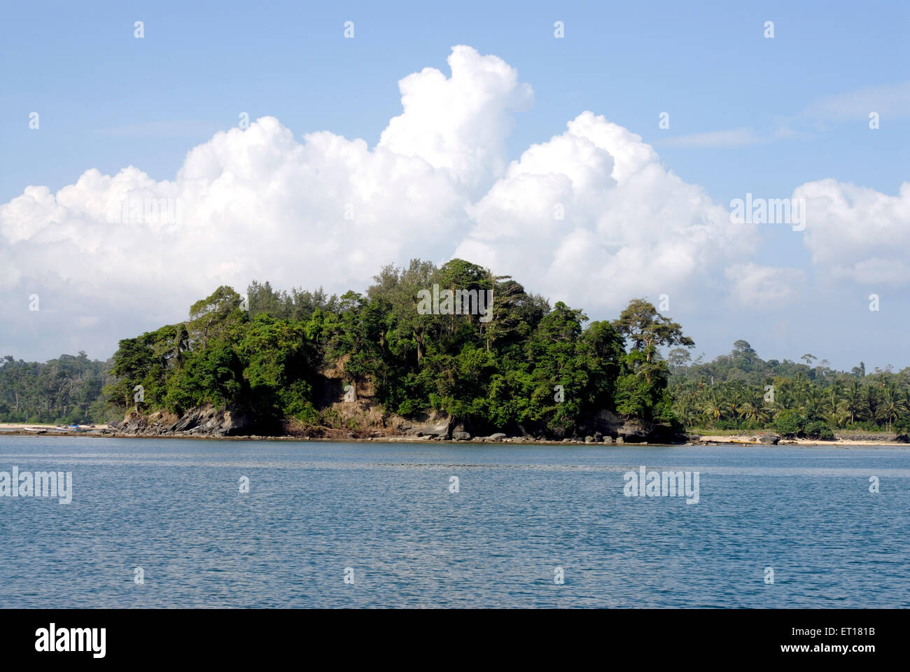 Rothaut-Inseln, Andaman-Nicobar-Inseln, Port Blair, Andaman- und Nicobar-Inseln, Unionsgebiet Indien, UT, Indien, Asien Stockfoto