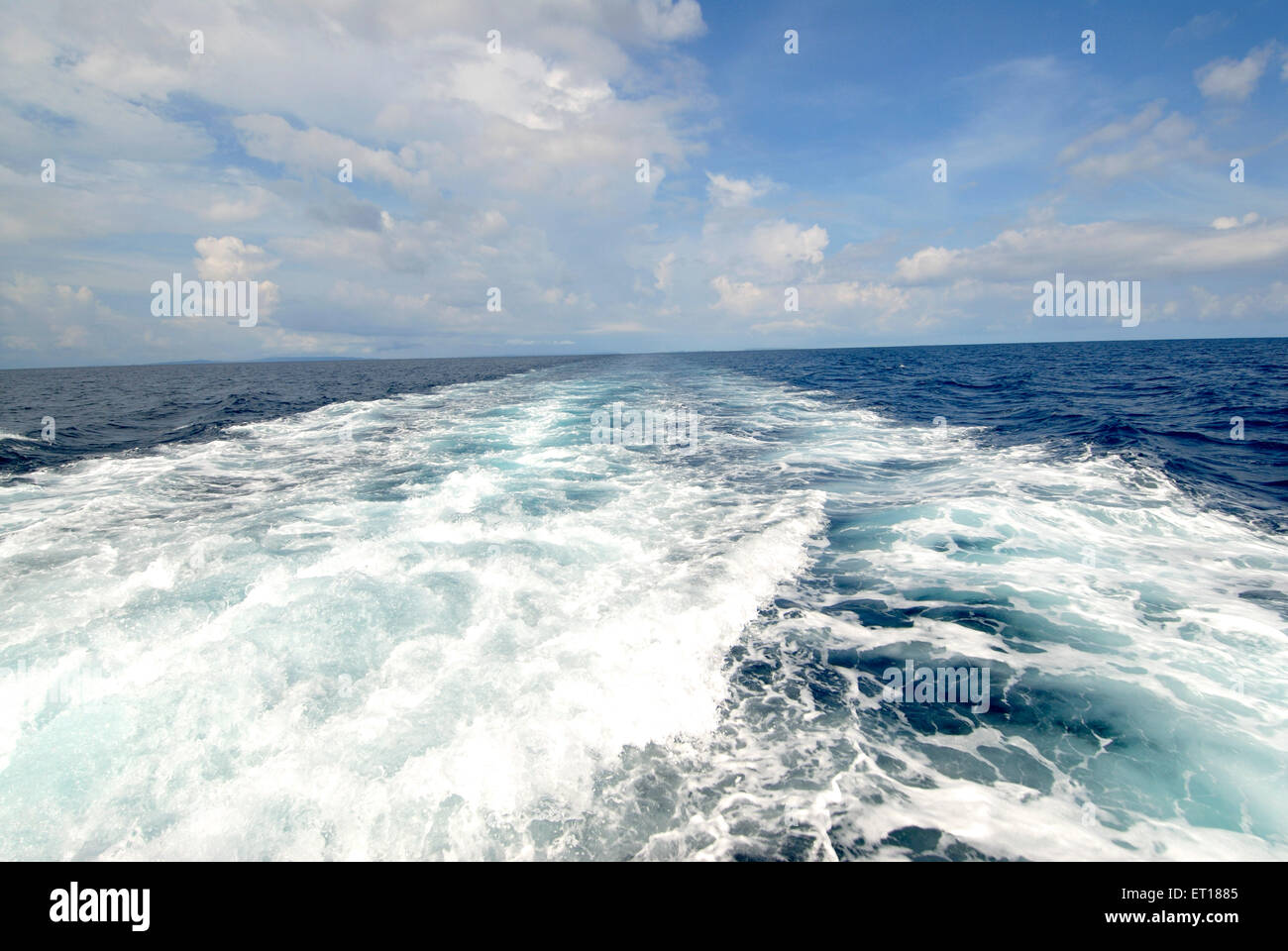 Wasserdurchfluss bei Radhanagar Strand; Havelock Inseln; Golf von Bengalen; Andaman und Nicobar Inseln; Indien November 2008 Stockfoto