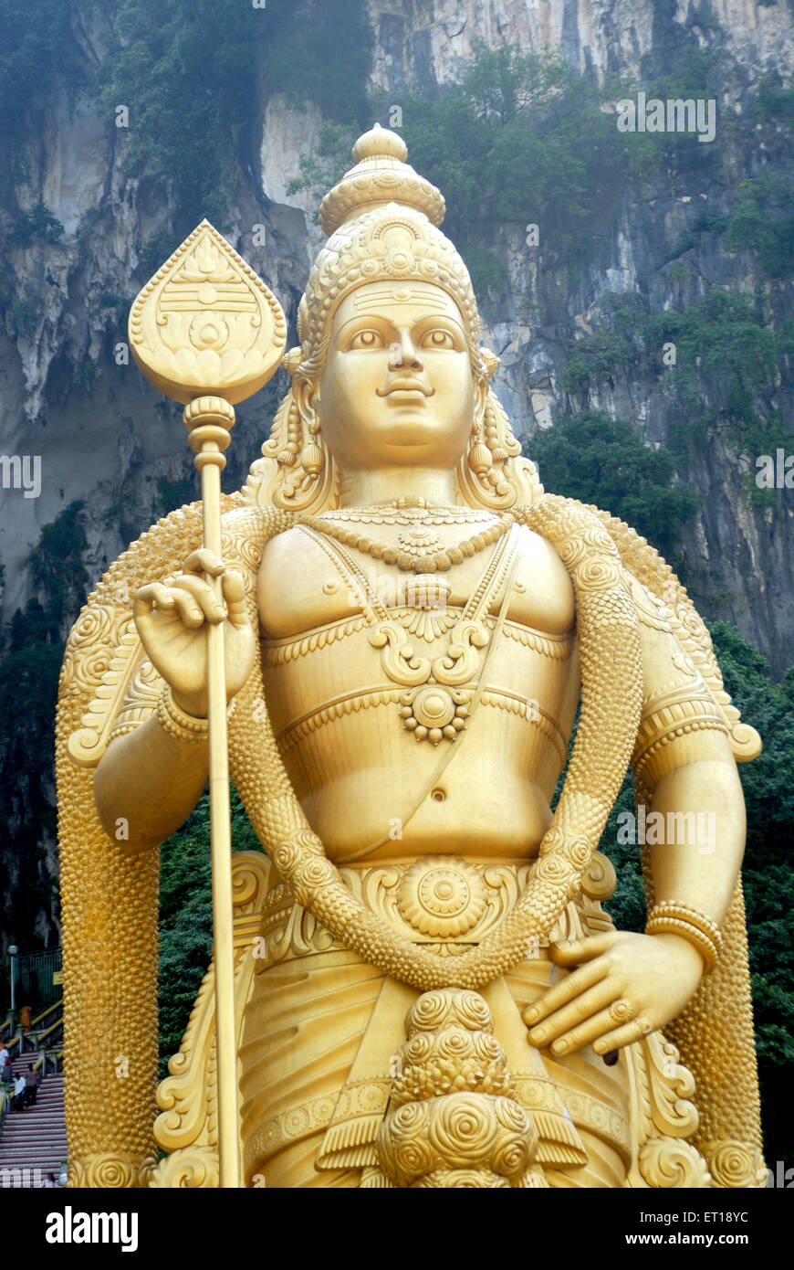 Riesige Statue von Lord Narayana Kartikeya; Malaysien Stockfoto