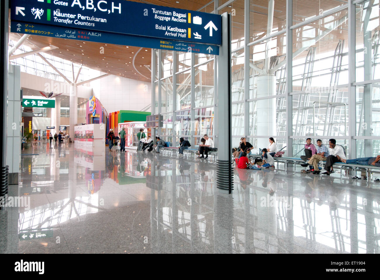 Flughafen Kuala Lumpur; Malaysien Stockfoto