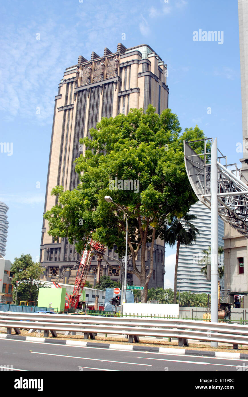 Gebäude in der Victoria Street, Singapur, Republik Singapur, Südostasien Stockfoto